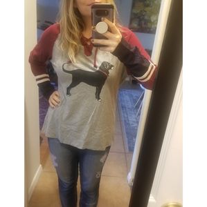 Never Worn Black Lab Hockey Jersey Style Tshirt